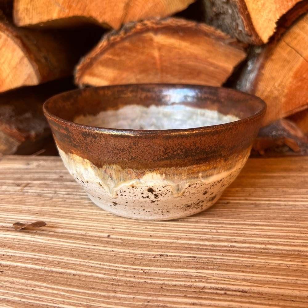 Stoneware handmade Copper Speckled Bowl